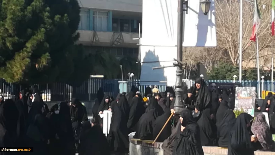 حضور کارکنان و دانشجویان آموزشکده فنی و حرفه ای دختران کرمان، در راهپیمایی 9 دی 3