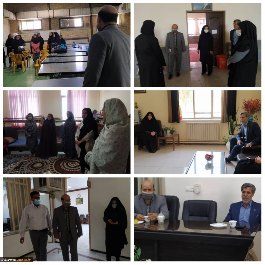 بازدید جناب آقای دکتر جلیلی رئیس محترم بسیج اساتید دانشگاه فنی و حرفه ای ،از آموزشکده دختران کرمان 6