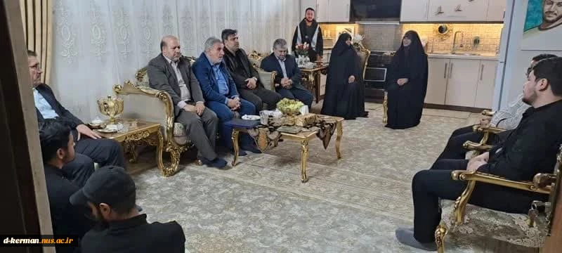 دیدار رئیس دانشگاه ملی مهارت همراه رئیس سازمان بسیج اساتید کشور با خانواده‌ شهدای امنیت، شهید دانیال‌رضا‌زاده و حسین زینال‌زاده
 2