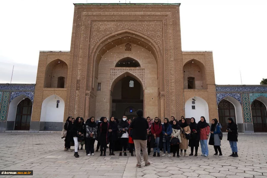 بازدید و عکاسی از بنای تاریخی مسجد امام(ملک) کرمان  2