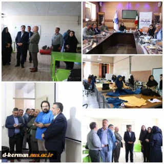 بازدید مدیر کل فرهنگ و ارشاد اسلامی از دانشگاه ملی مهارت مرکز دختران کرمان