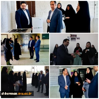 استقبال  معاون فرهنگی و دانشجویی دانشگاه ملی مهارت از دانشجویان آموزشکده دختران کرمان در اولین روز سال تحصیلی جدید دانشگاه