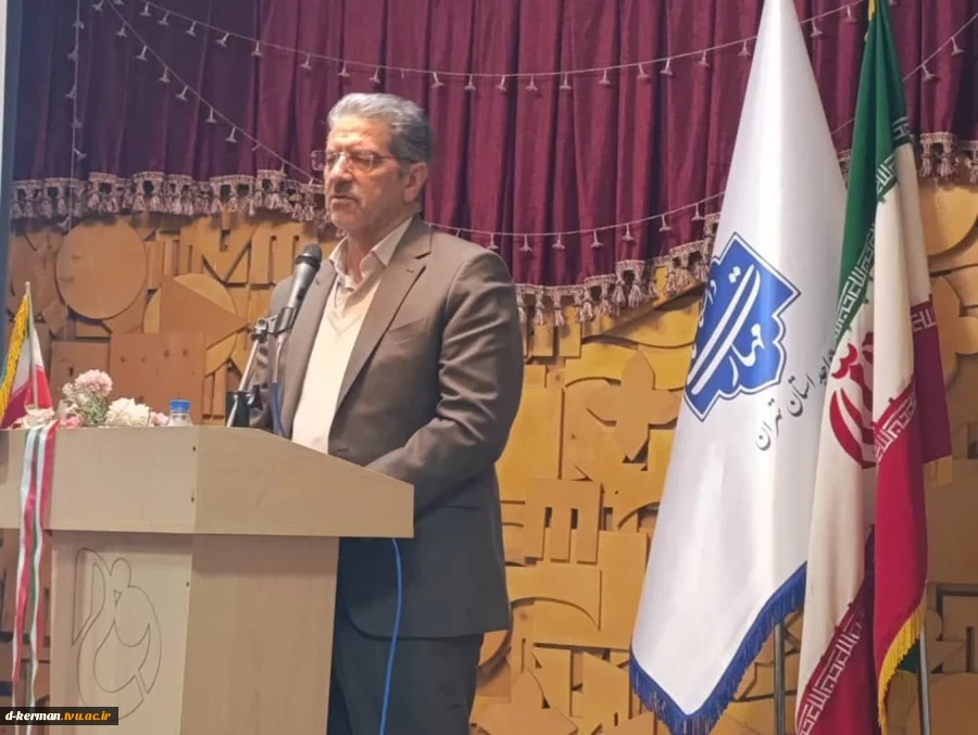 سخنرانی دکتر زمانی، رئیس دانشگاه ملی مهارت 2