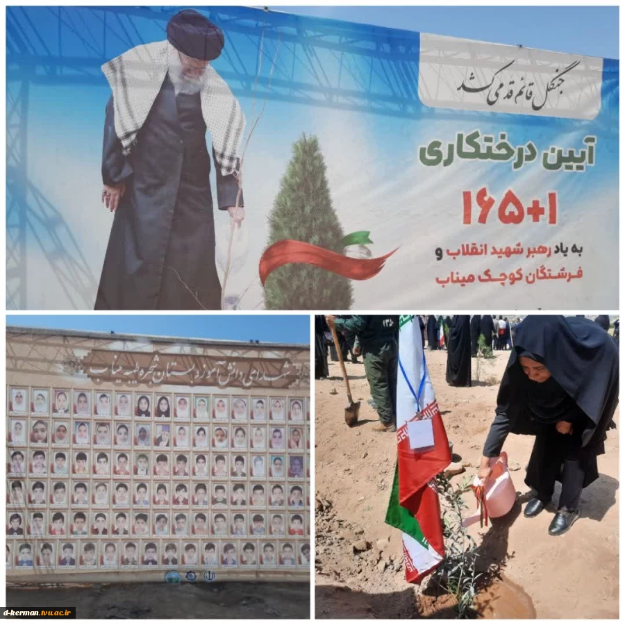 حضور کارکنان آموزشکده دختران کرمان در پویش درختکاری ۱+۱۶۵»
 2