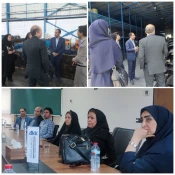 بازدید مسئولان دانشگاه ملی مهارت استان کرمان از کارخانه آریان خودرو خاورمیانه 4