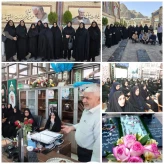 تجدید میثاق کارکنان  آموزشکده ملی مهارت دختران کرمان با شهدا