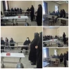 نظارت رئیس آموزشکده دختران کرمان به همراه معاون آموزشی و رئیس اداره حراست از روند برگزاری کلاس‌های حضوری 2