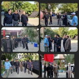.بازدید معاون فرهنگی و دانشجویی، مدیرکل حوزه ریاست، روابط عمومی و هماهنگی امور مجلس و استان‌ها، رییس نهاد نمایندگی دفتر مقام معظم رهبری، مدیرکل مرکز حراست و همراهان از محل اسکان مهمانان آیین وداع و تشییع آقای شهید ایران