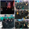 حضور اساتید،کارکنان و دانشجویان آموزشکده دختران کرمان در مراسم یادبود رهبر شهید‌  2