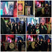 حضور اساتید،کارکنان و دانشجویان آموزشکده دختران کرمان در مراسم یادبود رهبر شهید‌  3
