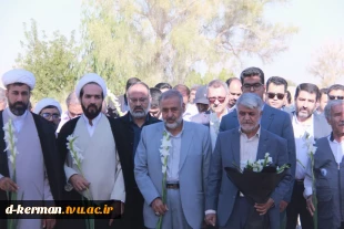 حضور رئیس و کارکنان آموزشکده دختران کرمان در آیین تجدید میثاق با آرمان‌های نخستین شهید انقلاب اسلامی استان کرمان  شهیدمحمد باقدرت 4